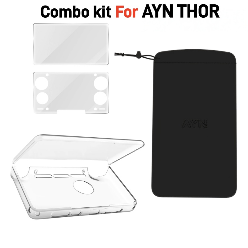Gaming Accessories Bundle - AYN THOR ゲームコンソールアクセサリーバンドル 人間工学に基づいた TPU グリップ