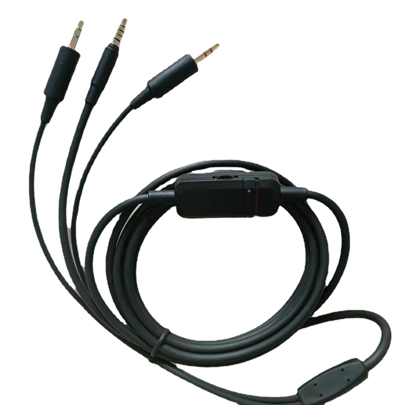 Gaming Headphone Accessories - ゲーム用ヘッドセットケーブル,ステレオヘッドホン用,ジャック,ケーブルアクセサリー,beyerdynamic mmx300と互換性あり