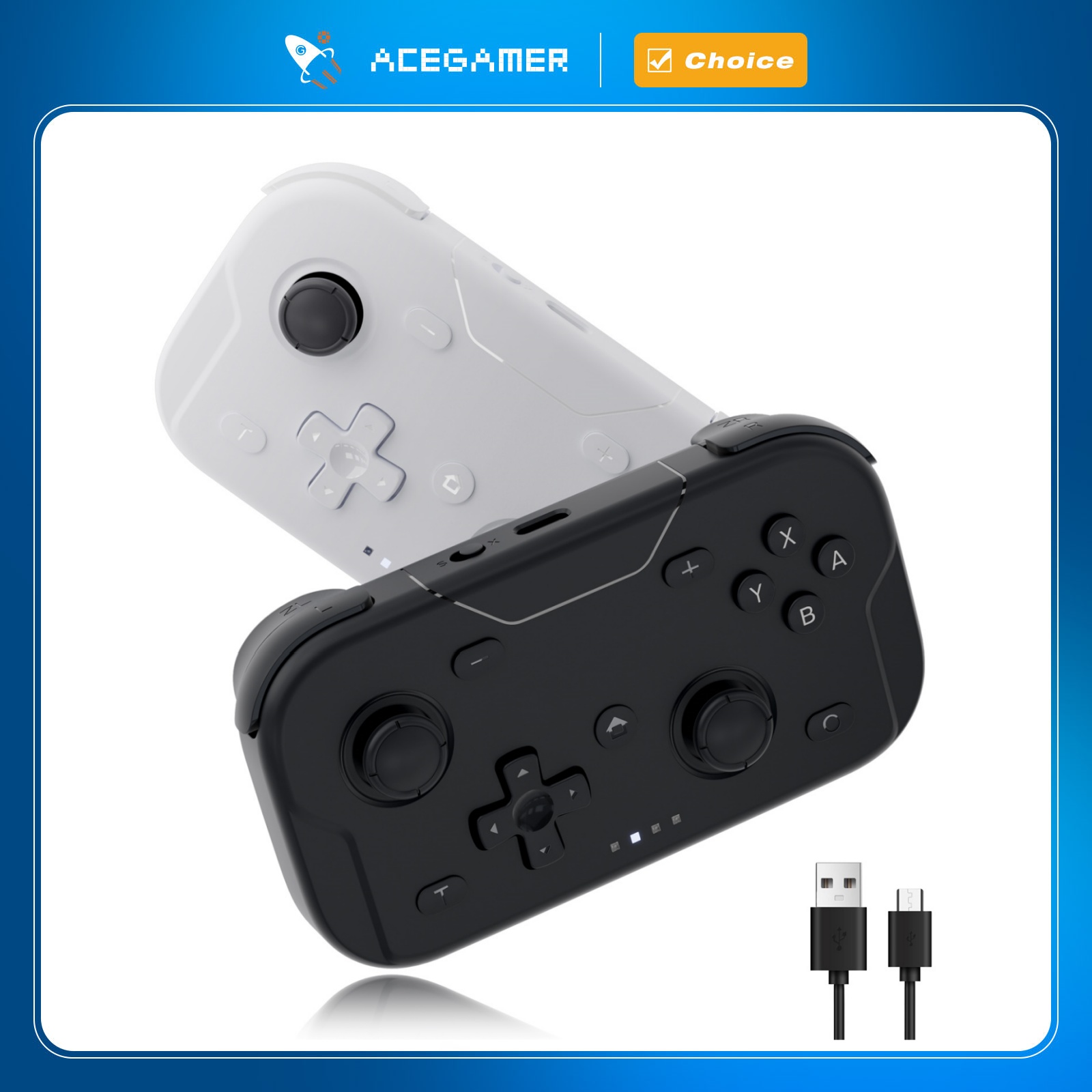 Gaming Accessories For Android - AceGamer コントローラー ゲームパッド Switch 2/Switch/Switch Lite/PC/Steam用