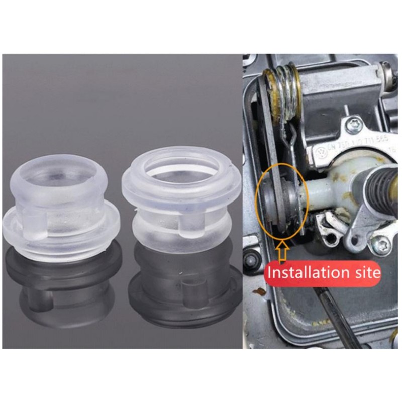 Sleeved Cable Kit - Vwゴルフmk4ポロボラギアエンドペリングラバースリーブ2005 2006用の手動ギアシフトレバーケーブルのブッシング修理キット