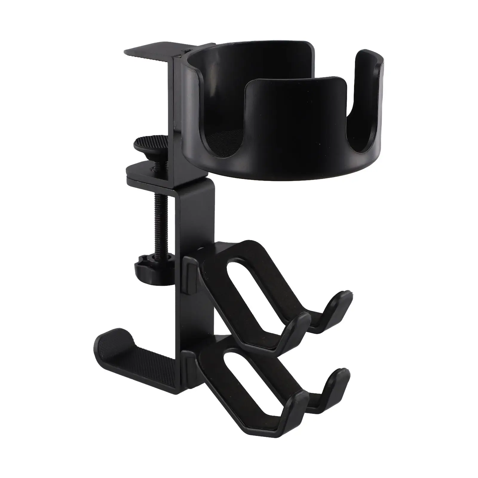 Gaming Headphone Accessories - 19.1x15.3x9.5cm ゲームパッドホルダー メタルゲームパッドウォールマウント ヘッドフォンハンガー ゲームセットアップアクセサリー 効率的な整理