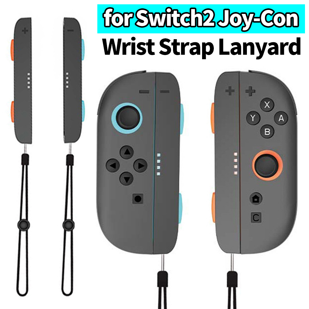 Gaming Accessories Bundle - 2 パックリストストラップハンドロープコントローラーハンドストラップ紛失防止 Nintendo Switch2 Joy-Con ハンドコントローラーゲームアクセサリー