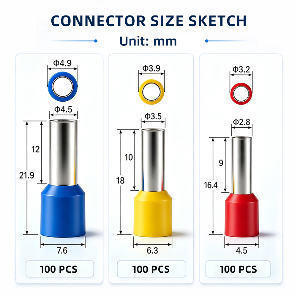 300個入り ワイヤーフェルールキット VE4009 VE6 - Sleeved Cable Kit のレビューと価格